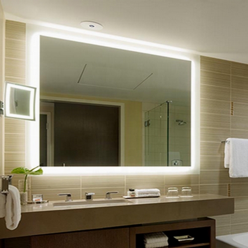 Espejo de baño con luz LED sin marco