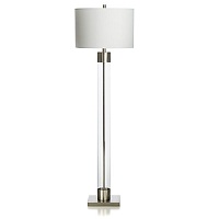 Modern glass floor lamp