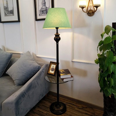 Floor Lamp With Integrated Table