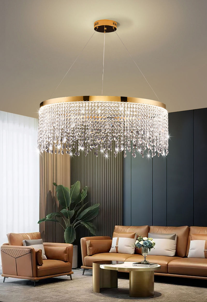 Living room modern crystal chandelier