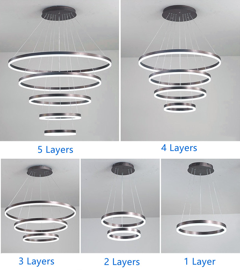 Modern LED chandelier lights
