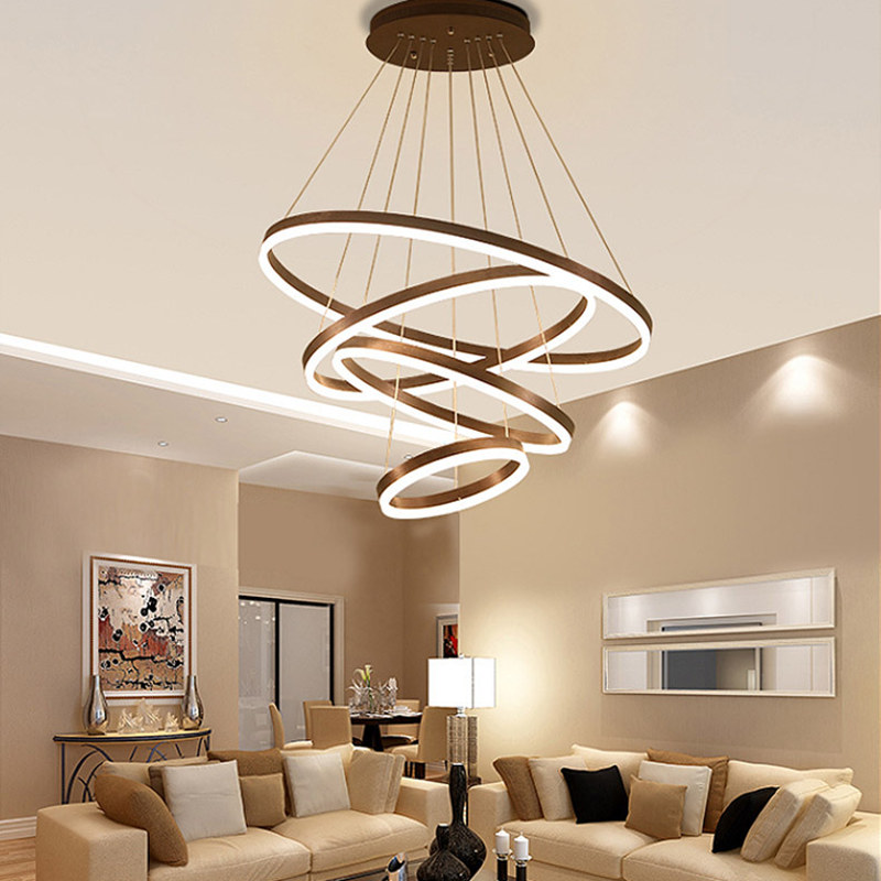 Living room LED chandelier