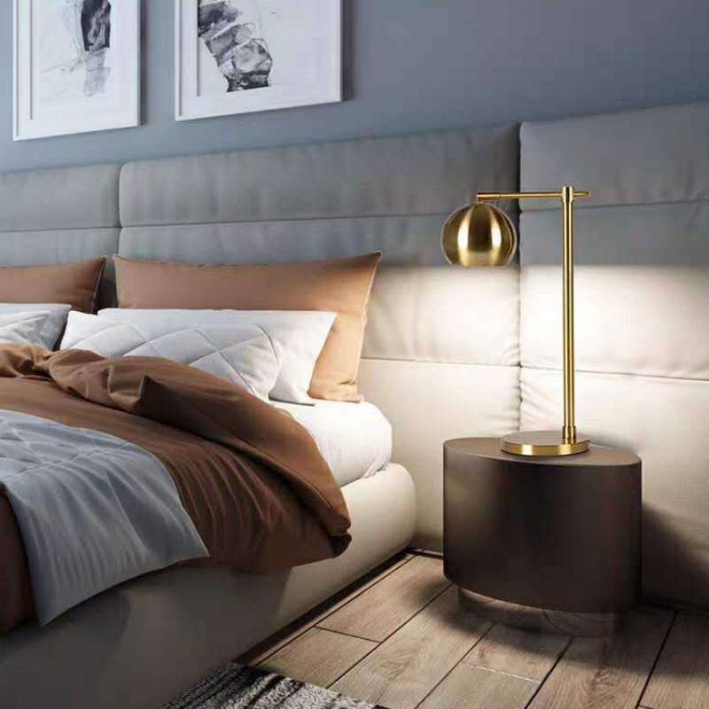 Lámpara de escritorio de dormitorio moderno