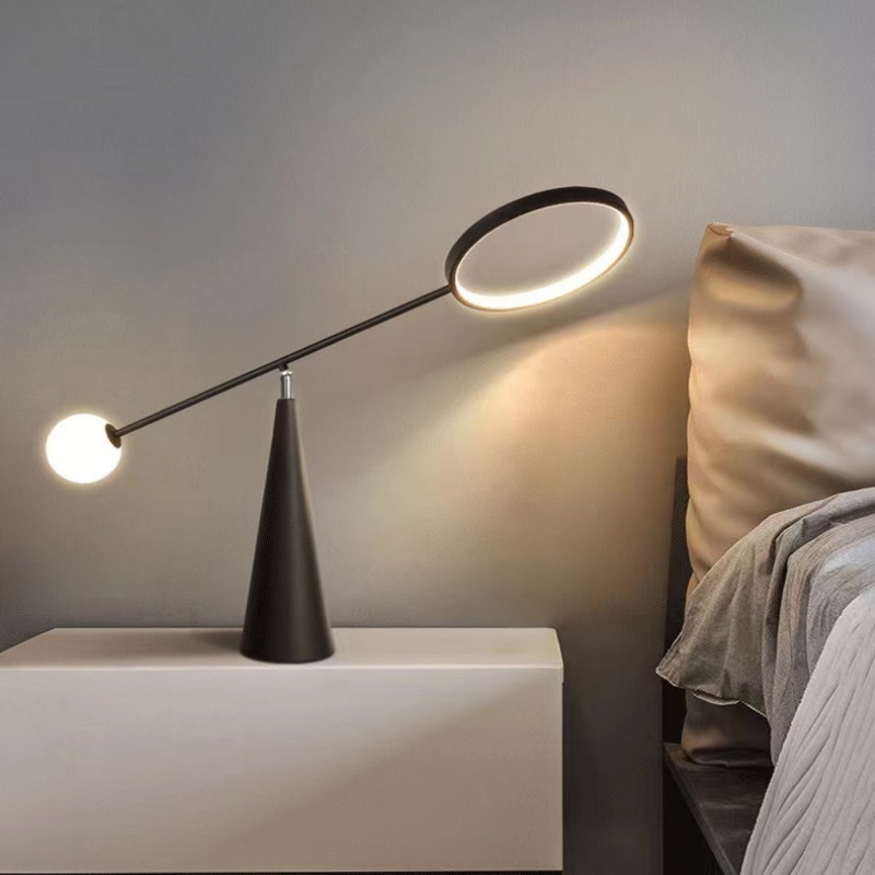 Lámpara de mesita de noche LED moderna