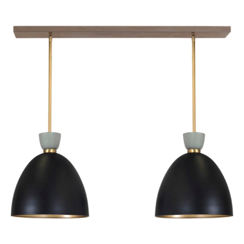 2 Light kitchen island pendant