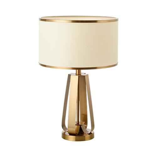Modern brass table lamp