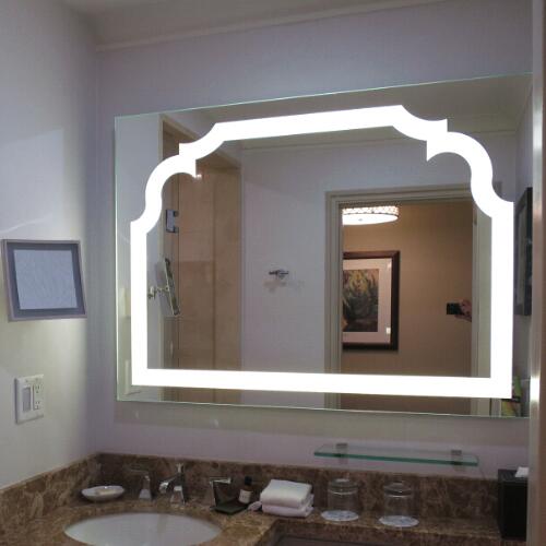 Back lit mirror
