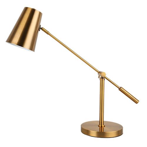 Brass metal desk lamp