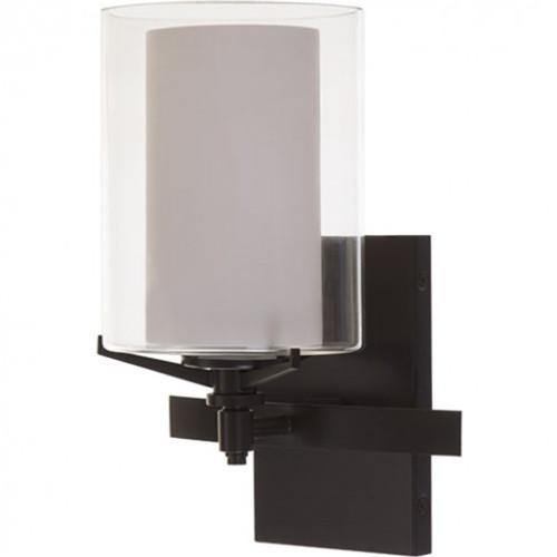Two shade wall sconce