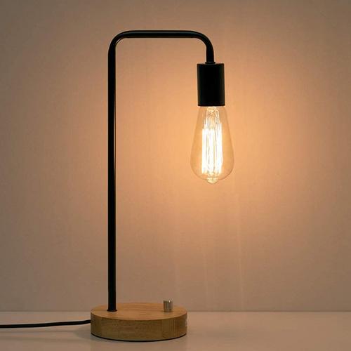 Lámpara de mesa industrial con dimmer