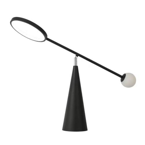 Modern black LED desk lamp