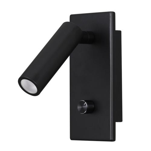 Lámpara de lectura LED regulable montada en la pared